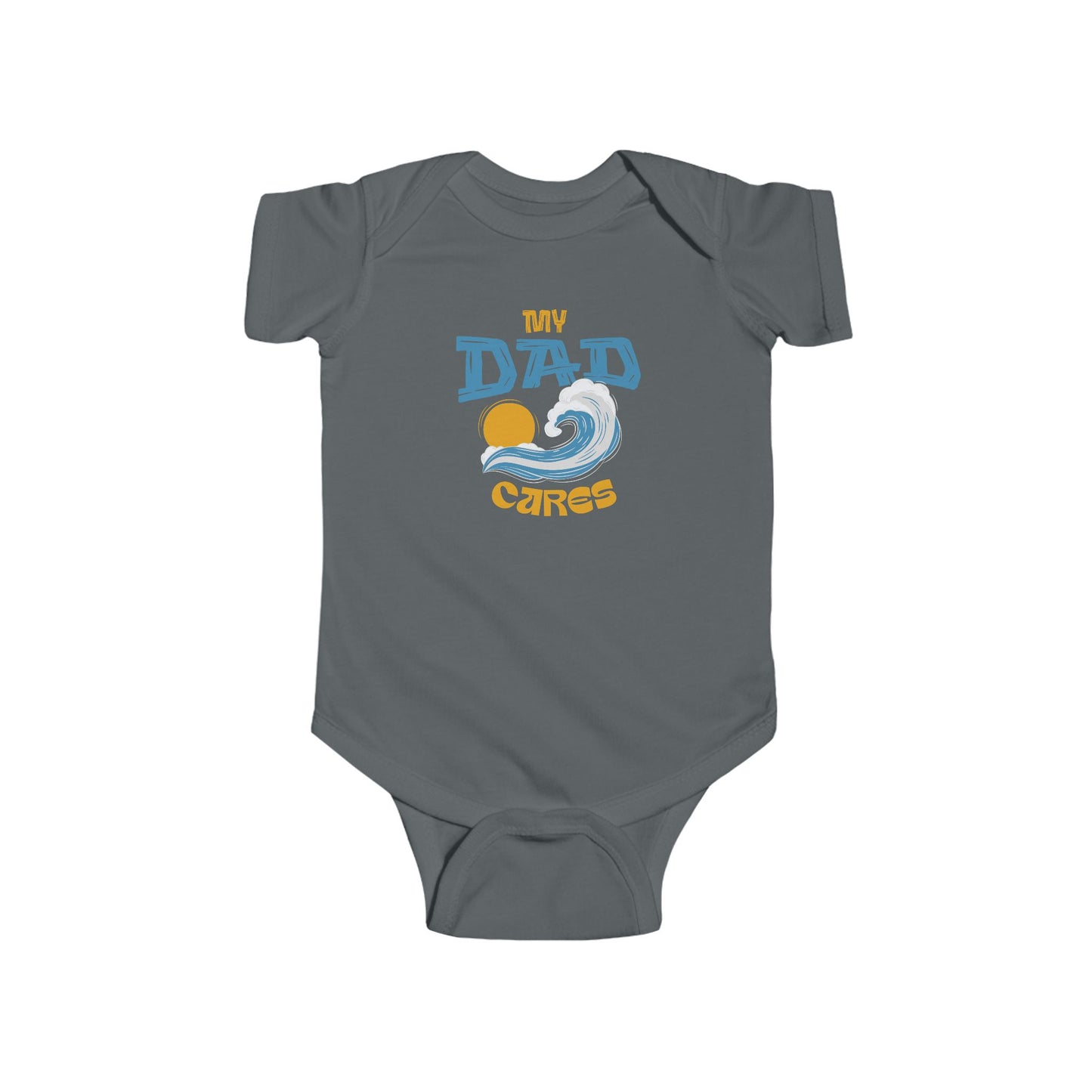 My Dad Cares Onesie