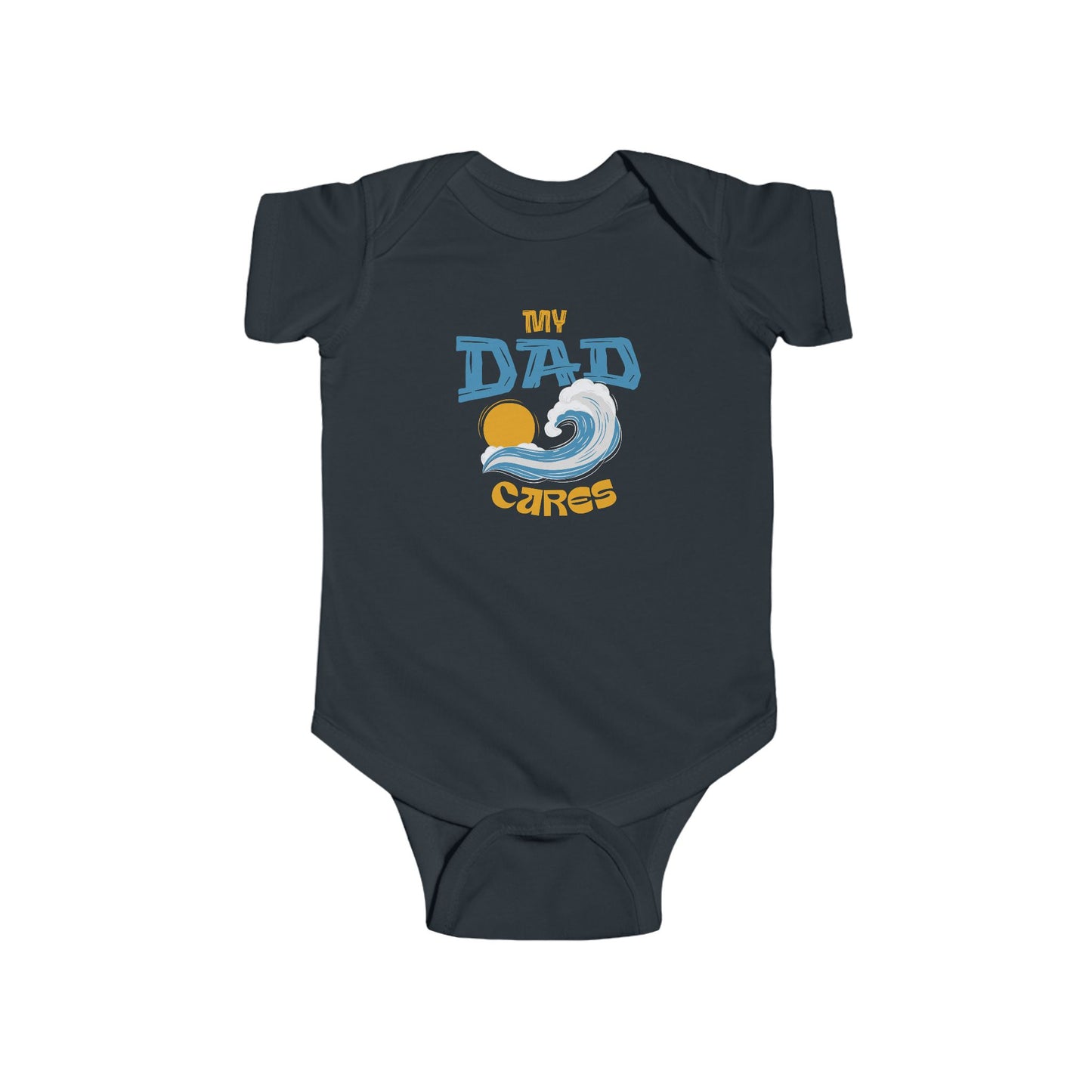 My Dad Cares Onesie